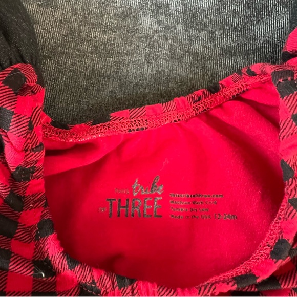 NWT This Tribe of Three Checkered Leotard Size 12-24 Months - Picture 2 of 4